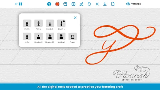 Calligraphy Art - Flourish Pro screenshot 1