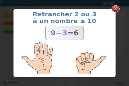 Calcul mental CP-CE1 screenshot 1