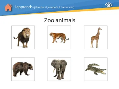Vocabulaire anglais Maternelle screenshot 2