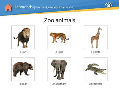 Vocabulaire anglais Maternelle screenshot 3