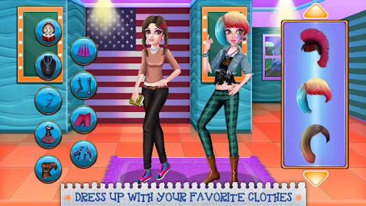 College Girl Fashion Dressup screenshot 2