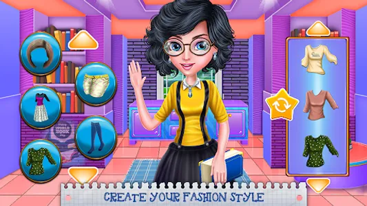 College Girl Fashion Dressup screenshot 7