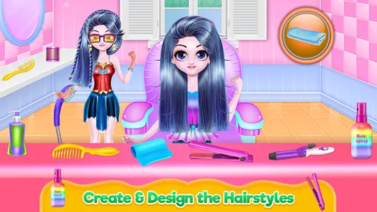 Cosplay Girl Hair Salon screenshot 1