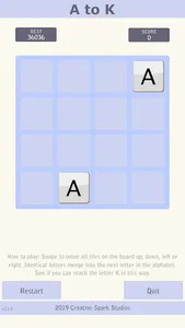 A to K Pro - Sliding Puzzle screenshot 0