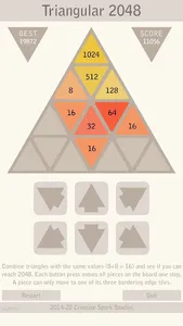 Triangular 2048 Pro screenshot 13