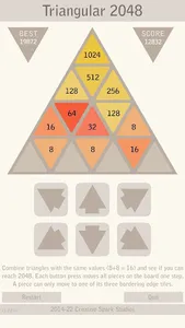 Triangular 2048 Pro screenshot 14