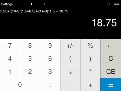 Calculator with parentheses screenshot 11