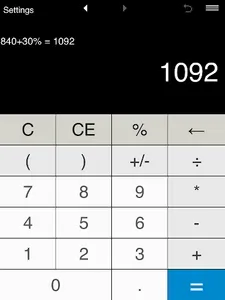 Calculator with parentheses screenshot 12