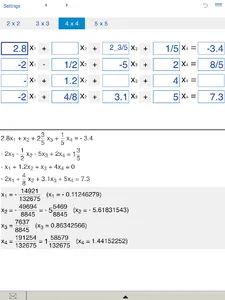 System solver screenshot 1