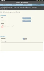 Digitale Toetskaarten App screenshot 2