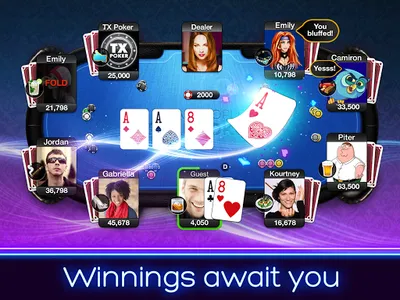 TX Poker - Texas Holdem Poker screenshot 1