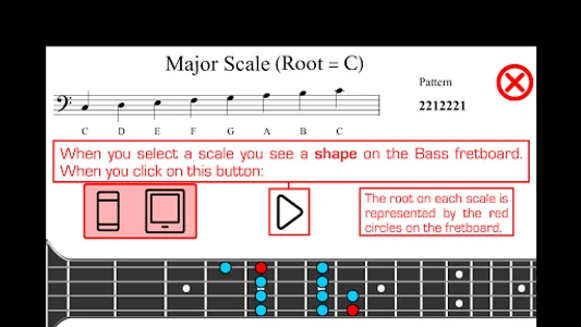 Bass Scales screenshot 1