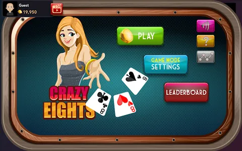 Offline Crazy Eights - Free Ca screenshot 16