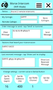 Morse Code Intercom screenshot 3