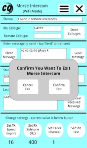 Morse Code Intercom screenshot 7