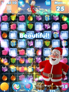 Christmas Games - santa match  screenshot 3