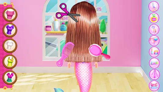 Princess Mermaid At Hair Salon screenshot 14