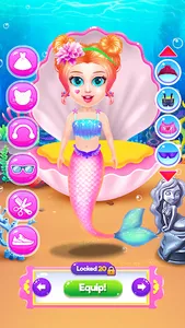 Princess Mermaid At Hair Salon screenshot 20