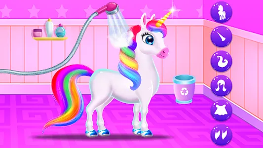 Rainbow Baby Unicorn Pet screenshot 0