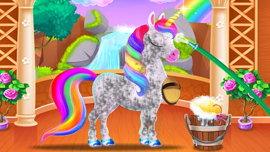 Rainbow Baby Unicorn Pet screenshot 2