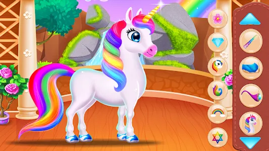 Rainbow Baby Unicorn Pet screenshot 5