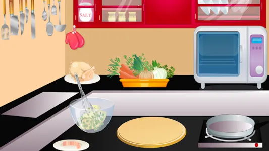 games girl cooking chicken screenshot 10