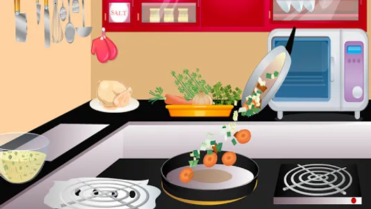 games girl cooking chicken screenshot 13