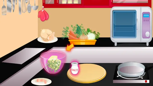 games girl cooking chicken screenshot 16