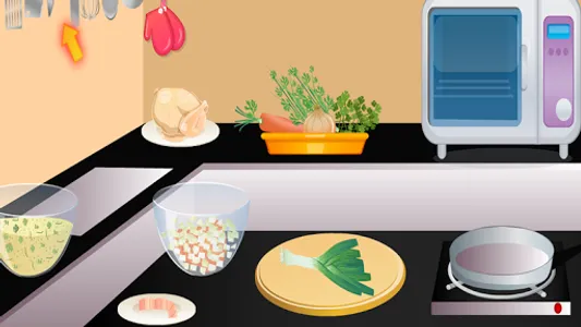 games girl cooking chicken screenshot 4