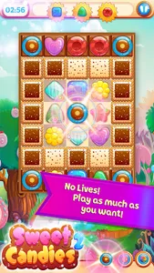 Sweet Candies 2 - Match 3 screenshot 1