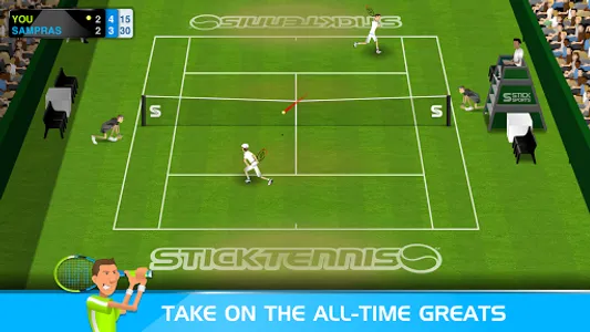 Stick Tennis screenshot 1