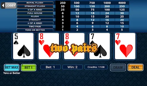 Video Poker screenshot 13