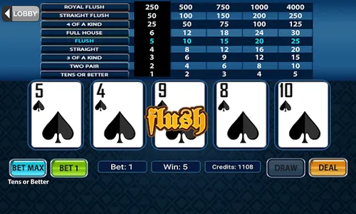 Video Poker screenshot 3