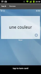 Learn French Flashcards screenshot 1