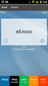 Learn Russian Flashcards screenshot 2