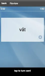 Learn Swedish Flashcards screenshot 1