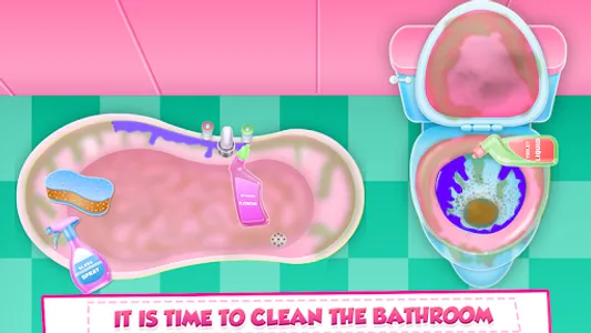 Bathroom Cleaning Time screenshot 0