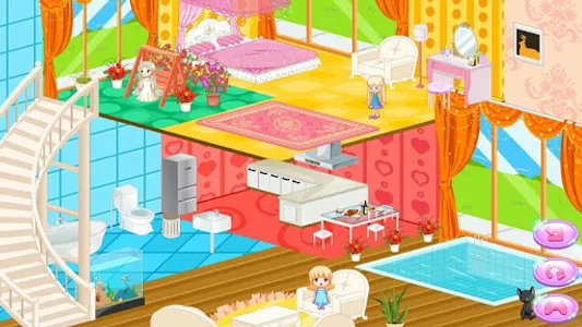 Princess New Doll House Design screenshot 23