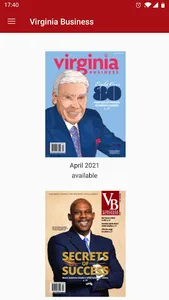 Virginia Business screenshot 1