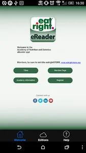 eatright eReader screenshot 1