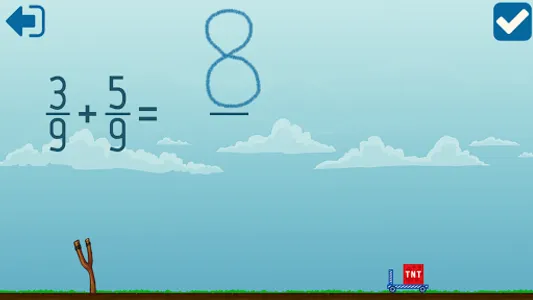 Adding Fractions Math Game screenshot 10