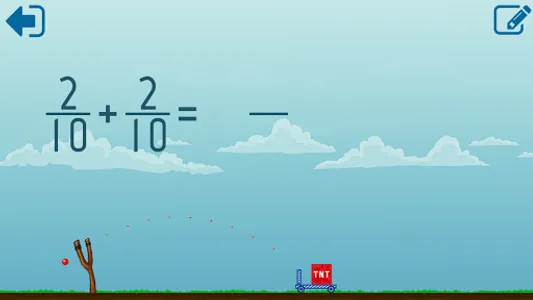 Adding Fractions Math Game screenshot 4
