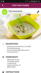 Baby Food Chart screenshot 3