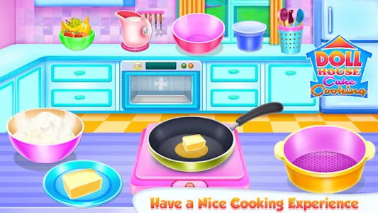 Doll House Cake Cooking screenshot 0