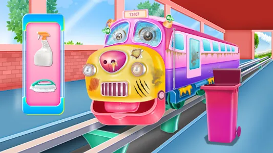 Train Cleaning and Fixing screenshot 7