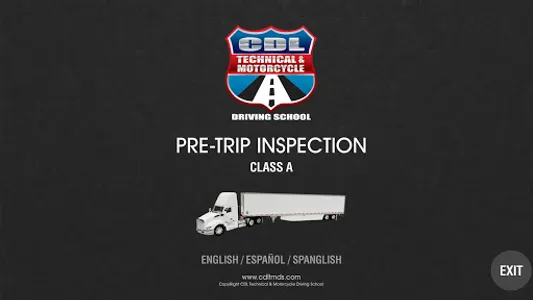 CDL Pre Trip Inspection Class  screenshot 0