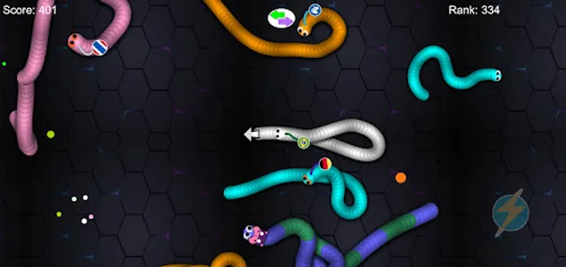 Snake Worm Slither Zone IO screenshot 1