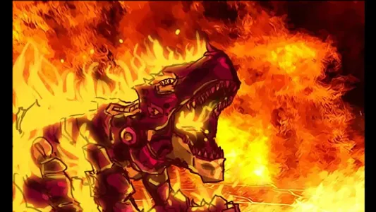 Fire Tyrannosaurus- Dino Robot screenshot 12