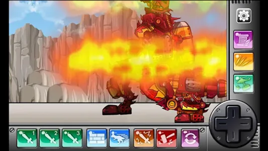 Fire Tyrannosaurus- Dino Robot screenshot 2