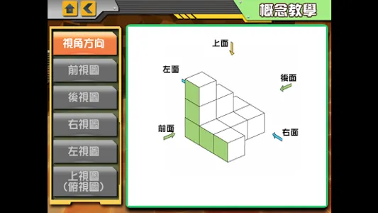 國中數學三視圖主題板 screenshot 1